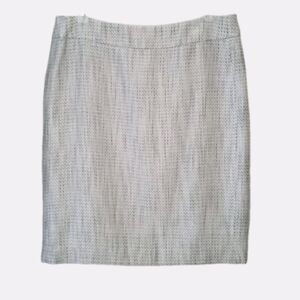 Pendleton Womens Plus 18 City Limits Tweed Pencil Skirt White Beige Black